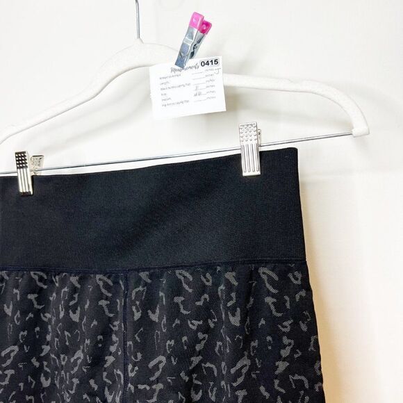 Soul Womens Black Elastic Waist Pull On Compression Legging Size Medium - Picture 4 of 6